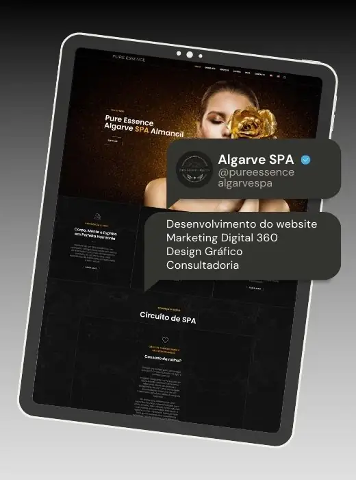 Algarve SPA Massage -Portefólio Webfarus