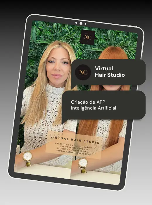 Virtual Hair Studio Nathalie Charlot - Portefólio Webfarus
